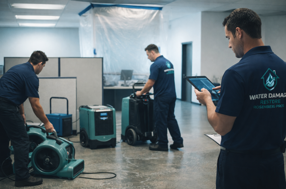 Commercial Water Damage Repair Rosenberg TX